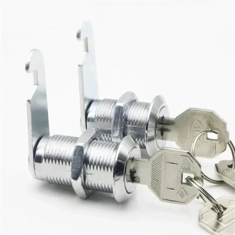 Cabinet Cam Lock With Two Keys For Tool Box Locker Drawer And Furniture Doors 25mm HJ05 Heavy Duty Locking Latch top view