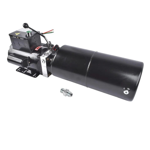 Single Acting Hydraulic Power Unit With 110V Plug And Go Motor And 2.2KW Smooth Operator, compact design with steel reservoir.