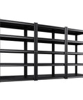 Beefy 5-Tier Heavy Duty Metal Garage Shelving Set 3 Pack Industrial Steel Racking side view