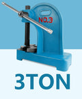 Real Deal Heavy Duty Cast Iron Manual Arbor Press Delivering Legit 3 Ton Force And Spacious 12 Inch Clearance for metal work.