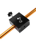 Automatic Wire Threading Tool For Wall Concealed Wiring Electric Wire Puller For 3 To 8mm Cables With 10mm Socket Drill Attachment, black metal body and gold shaft