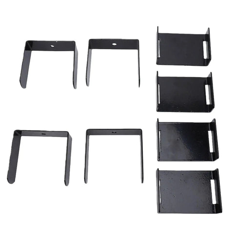 Heavy Duty Stainless Steel Leaf Spring Clamp Kit 4 Pack For Car Truck Suspension Repair Upgrade To Lock Down Springs And Boost Handling Stability On Any Ride Without Breaking The Bank Or Losing Control. Black steel leaf spring clamps set