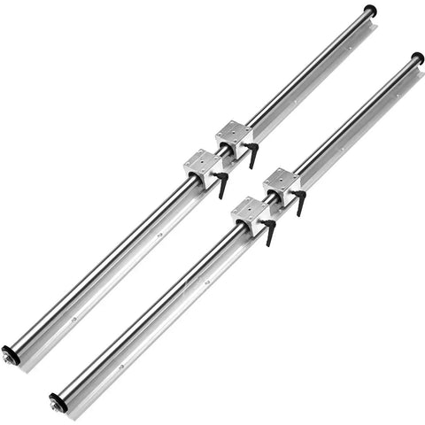 Beefed Up Linear Rail Kit With 2700mm Rails And Eight SBR50UU Slider Blocks For CNC Routers And 3D Printers 50mm Diameter Rails