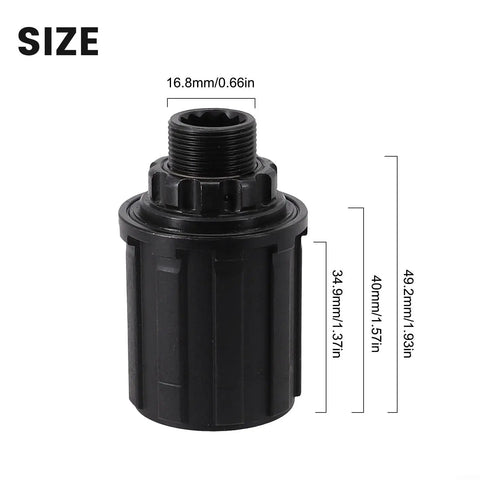 Rear Hub Body For Mountain Bikes Freehub Replacement 8/9/10/11 Speed Easy Install Ride Ready High Quality Freehub Kit size dimensions