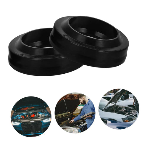 Pro Grade Tire Changer Cylinder Seal Kit With High Precision Oil Seals For Air Tight Performance Replacement Parts Set For Tire Changer Machines Minimizes Air Loss And Leaks Durable Plastic Seal Ring Pack Of 4, two black rings