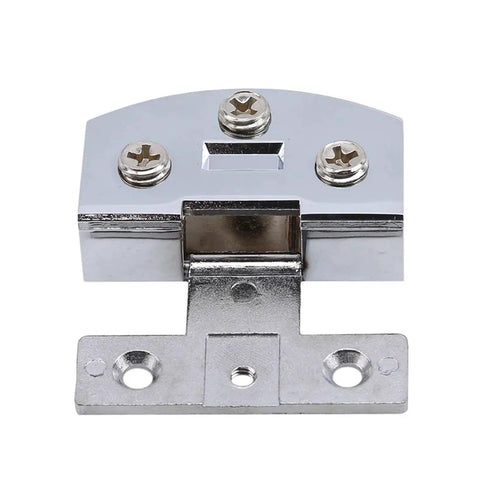 Shower Door Hinge Set For 5-9mm Glass That Holds Up Like A Boss stainless steel pivot hinge close-up view