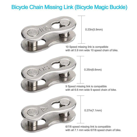 Bike Chain Repair Tool Kit With Link Pliers Chain Breaker Splitter 6 Pairs Missing Links Master Link Remover And Connector Kit details