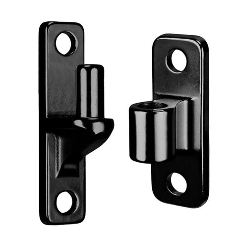 No Weld One Piece Cast Steel Gate Hinges Beefy Heavy Duty Door Hinges for Wooden Fence, Farm Gate, and Wall Mount, rust resistant