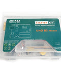 Uno R3 Starter Kit For Beginners Dope Arduino Electronics Bundle With Projects Sensors Wires Breadboard And Simple Step By Step Tutorials To Learn By Doing Through Hands On Projects And Clear Guides. plastic storage case with UNO R3 starter kit parts