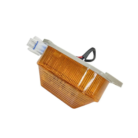 Rock Solid Heavy Duty Beacon Strobe Light 00000740 Working Lamp For Hydraulic Electric Scissor Lift job site safety gear view from side.