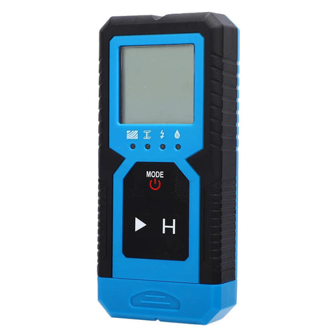 Hilitand Stud Finder with Accurate Detection Modes (4 in 1) in blue and black, featuring an LCD display and mode buttons.