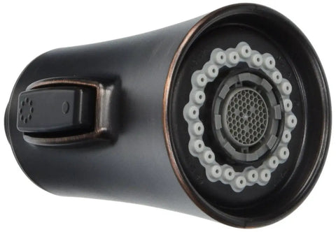 Close-up of Pilar Pull-Down Kitchen Faucet Wand RP53210RB With Touch2O Technology Venetian Bronze Finish detail