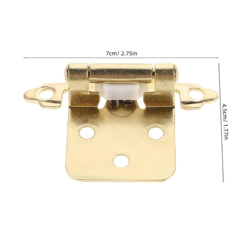 Spring Loaded Cabinet Door Hinges With Half Overlay For RV And Camper Cabinets Semi Hidden Steel Auto Door Closer Built Tough