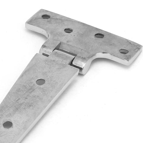 Heavy Duty T Type Stainless Steel Door Hinge For Home Gate 151x75x4.5mm Thickened Polished Finish close-up view