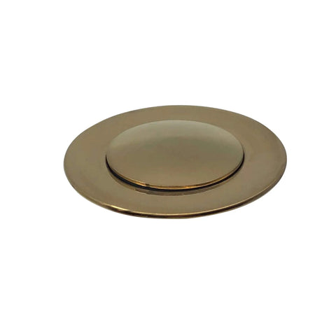 Low-Flow Brushed Bronze Single Hole Bathroom Faucet With Drain Assembly pop-up drain included in brushed bronze finish