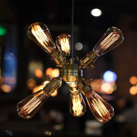 Vintage Edison Bulbs 60W Amber Warm Dimmable Incandescent E26 Base For Wall Sconce And Chandelier In Retro Fixtures