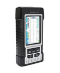 Heavy Duty Digital Surface Roughness Tester Delivering Straight Up Precision Measurements And Super Easy Carry Options For Daily Shop Floor Inspections Includes A Compact Handheld Roughness Meter With Rock Solid Construction And Flawless Readings, displayed in profile view with screen readings.