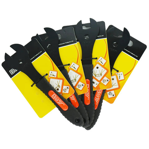 2mm Thick Low Profile Bike Cone Wrench Set For Tapered Hubs Four Piece Pro Shop Grade Carbon Steel Spanners