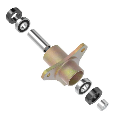 Upgraded Front Wheel Hub And Bearing Assembly For 70cc 90cc 110cc Chinese Atv Without Front Brakes Heavy Duty reinforced spindle with seals.
