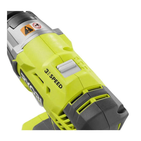 Close-up of P1833 3-Speed 1/2-Inch Impact Wrench Kit With 4.0Ah Battery And 18V Charger, showing 3-speed control switch and grip.