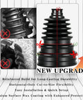 2PCS Universal CV Joint Boot Kit With Silicone Dust Boots showing upgrade details and cut-to-size flexibility