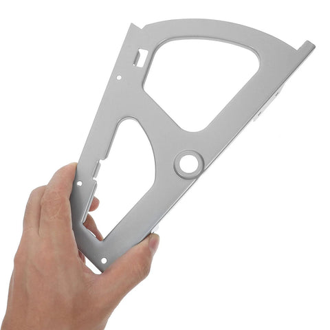 Heavy-duty stainless steel cabinet hinge flip plate