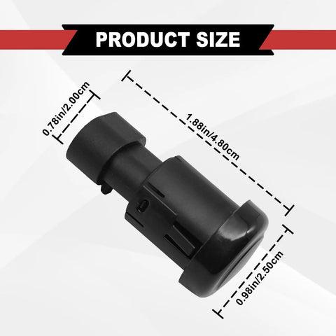 Rear Liftgate Window Glass Release Switch Button Replacement For 2007 Through 2014 Cadillac Escalade ESV Suburban 1500 2500 Tahoe Yukon GMC And Chevy SUVs Replaces 15798062 22863048 OEM Grade with size dimensions