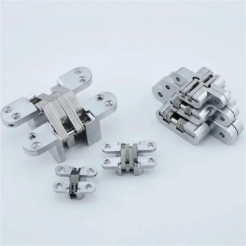 Top Tier Stainless Steel Concealed Door Hinges Truly Invisible Hidden Mount Runs Super Smooth Built Damn Tough for the Daily Grind.