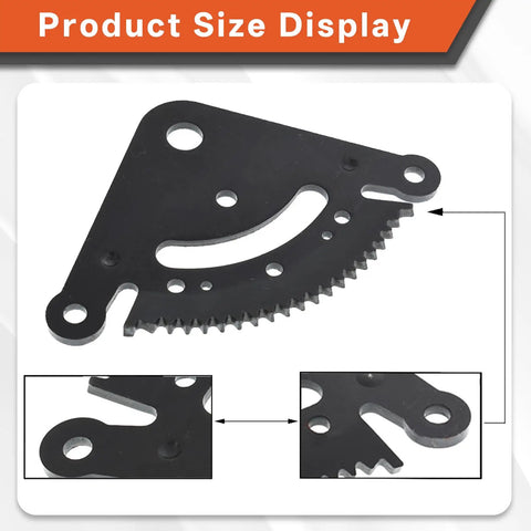 Steering Sector And Pinion Gear With Bushings Replacement Direct Fit Bolt On for John Deere D130 D140 part exposed view