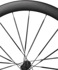 Ultra Light 700C Carbon Wheelset For Road Bikes With 50mm Deep Rim And Center Lock Disc Brakes, Toray T800 Carbon Fiber, 24 spokes