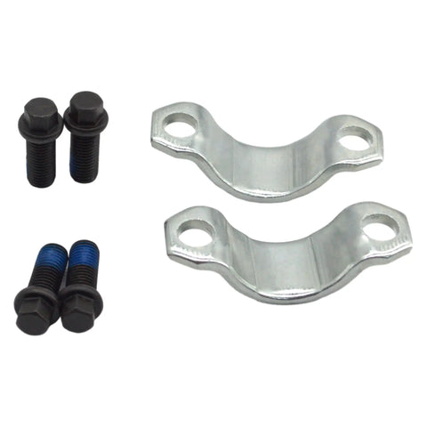 Slick 3 70 28X Universal Joint Bearing Strap Kit Crafted For 1350 And 1410 Series U Joints with bolts and straps for driveline repair.