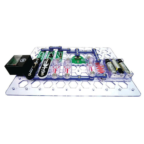 STEM Electronics Discovery Kit For Kids 8 Plus With 85 Hands On Projects Including Magnetism Circuits Motors Lamps Switches Meter