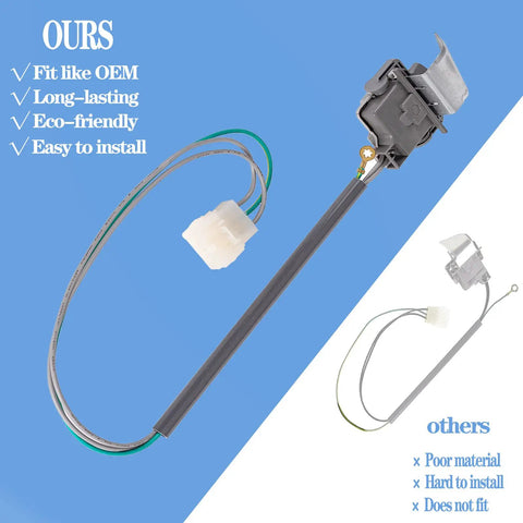 Washer Lid Switch Replacement With Three Wire Lead For Kenmore 70 Series, 80 Series And 90 Series Washers, exact fit comparison