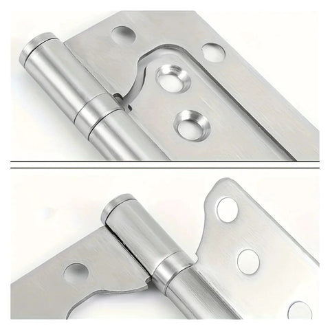 4-pack silent heavy duty door hinges with 360° rotation for smooth, low-noise operation and durable build, ideal for home use.