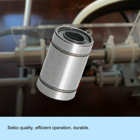 LM8UU Linear Motion Ball Bearing 8mm ID 15mm OD 24mm Length With 4 Rows Steel Balls For CNC Machines and 3D Printers