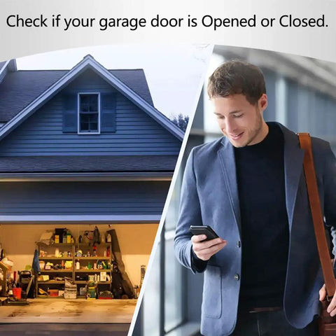 WiFi Garage Door Opener Remote With Alexa Google Assistant And Siri Open And Close From Anywhere On The Go On iPhone Or Android 2 4GHz WiFi Only No Hub Needed Easy Setup And Remote Access image