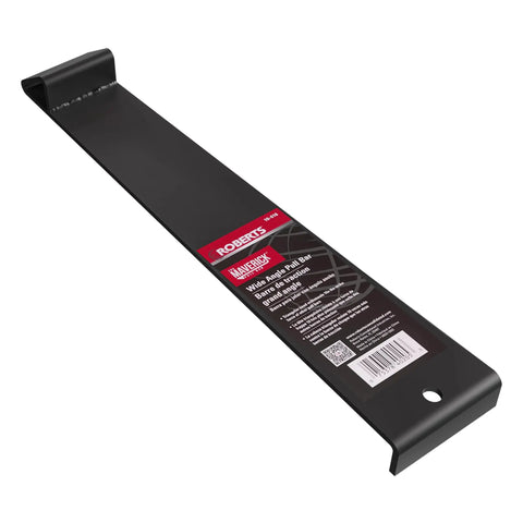 Maverick Wide Angle Pull Bar for Vinyl Laminate and Wood Flooring Installations with triangular head visible on product.