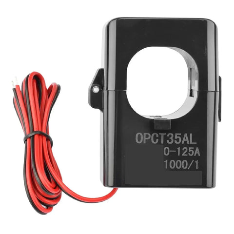 Heavy Duty Split Core Current Transformer With No Sweat Snap On AC Clamp Sensor For EV Chargers Power Grid And 5G Sites delivering 0.5 class accuracy, compact size with wires.