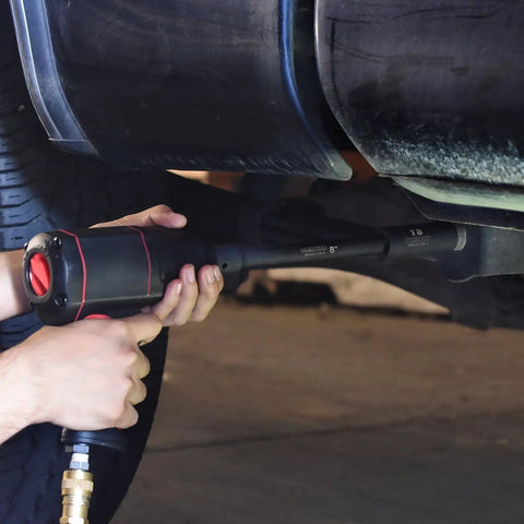 Using Half Inch Drive Impact Extension Bar Set With Three Extensions In 3 Inch 5 Inch And 10 Inch CRV Steel for car repair