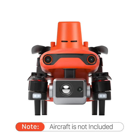 Front view of RTK Module For EVO 2 Enterprise Drones With Real Time Centimeter Level Positioning, PPK Support, Reduced EMI