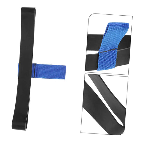 Versatile Scuba Tank Strap With Neoprene Belt for easy attachment, featuring blue adjustable buckle and secure retention strap