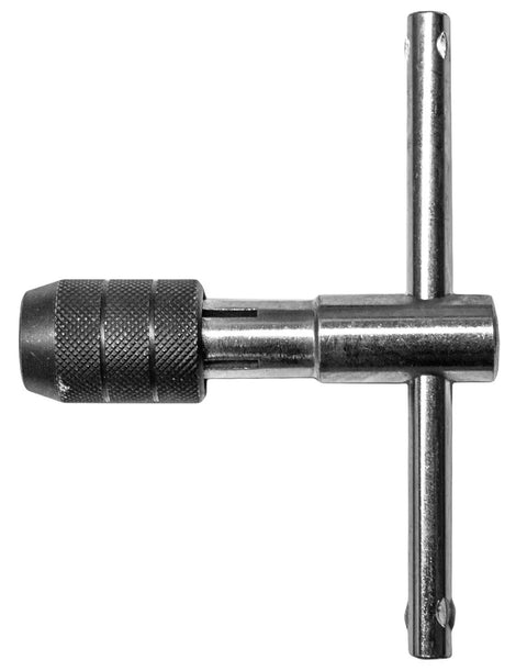 Metal T-handle from Fractional Tap And Die Set, 40-Piece Steel, With Precision Formed Threads For Clean, Consistent Results, Heat Treated