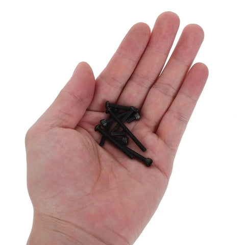 Badass Metric Socket Head Cap Screw Assortment Kit Built From Tough Carbon Steel with hex drives in a hand.