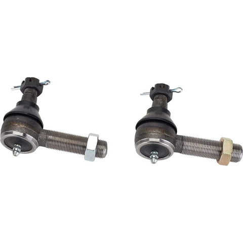 45 Inch Plain Tie Rod Drag Link Kit With Eleven Sixteenth Inch Tie Rod Ends For Trucks And Jeeps Rugged Beefy Steel Easy Install Center To Center Fit Precut Length For Precise Steering, shown with tie rod ends