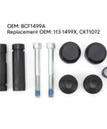 Aumotop Front Brake Caliper Sliding Pin Kit For Sprinter NCV3 2006-2018 Durable Rust Proof OE BCF1499A Easy DIY Install Smooth Ride, with pins, seals, screws