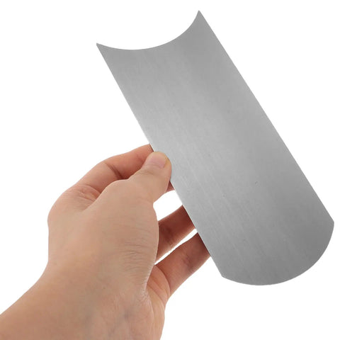 2 Set Multi Shaped Steel Card Scrapers For Woodworking And Cabinet Fixes With Comfy Grips for smooth finishing in hand.