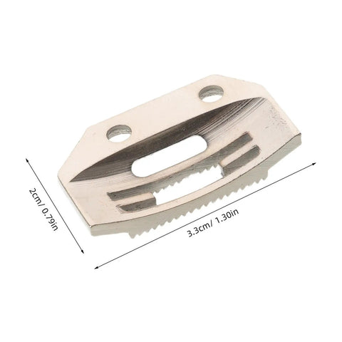 Universal Feed Dog Needle Plate For Sewing Machines 8pcs Alloy Material With High Traction Feeding Quiet Operation Pro Grade For Umbrella Fabric And Textile Garment Factory Spare Parts 3.3cm x 2cm silver plate