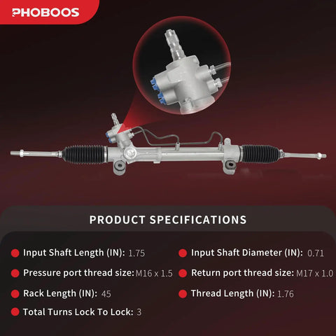 Toyota RAV4 2004 2005 Power Steering Rack And Pinion Assembly Replacement Direct Fit Leak Resistant New Unit For L4 2.4L