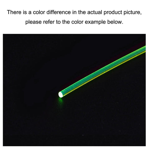 Fiber optic rod, green PMMA, 1.5 mm × 50 cm for sight filament, Amazon brand
