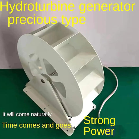 Micro Hydroelectric Generator For Outdoor Lighting Low Speed Water Turbine Disc Type Power Generator display
